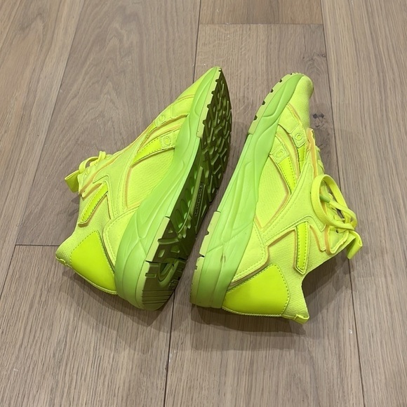 Victoria Beckham x Reebok | Neon Yellow Bolton Sock Sneaker - EU 41/UK 7.5 - Picture 5 of 8